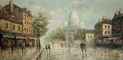 marie kroyer Montmartre sous la pluie